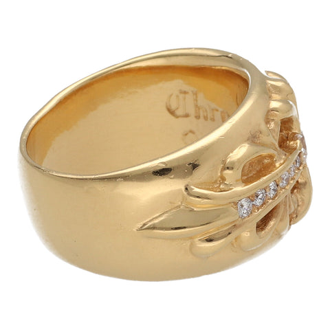 【中古】 CHROME HEARTS クロムハーツ フローラルクロスリング 22K パヴェダイヤ 指輪 アクセサリー ジュエリー メンズ 22022578 AO 【中古】 CHROME HEARTS クロムハーツ フローラルクロスリング 22K パヴェダイヤ 指輪 アクセサリー ジュエリー メンズ 22022578 AO
