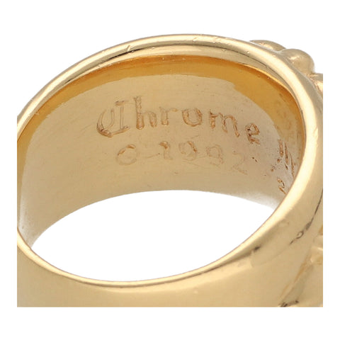 【中古】 CHROME HEARTS クロムハーツ フローラルクロスリング 22K パヴェダイヤ 指輪 アクセサリー ジュエリー メンズ 22022578 AO 【中古】 CHROME HEARTS クロムハーツ フローラルクロスリング 22K パヴェダイヤ 指輪 アクセサリー ジュエリー メンズ 22022578 AO