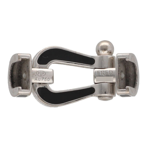 【中古】 FRED フレッド フォース10 ブレスレット ラージモデル 17 0B0045-6B0275 K18WG ホワイトゴールド ブラックラッカー LM 22032337 RS 【中古】 FRED フレッド フォース10 ブレスレット ラージモデル 17 0B0045-6B0275 K18WG ホワイトゴールド ブラックラッカー LM 22032337 RS