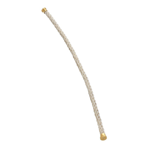 【中古】 FRED フレッド ブレスレット 6B0161 フォース10 ケーブル LM ラージモデル ホワイト YG メッキ 18刻印 22039568 MK 【中古】 FRED フレッド ブレスレット 6B0161 フォース10 ケーブル LM ラージモデル ホワイト YG メッキ 18刻印 22039568 MK