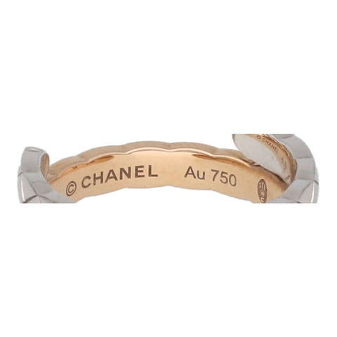 【中古】CHANEL シャネル 指輪 J11971 ココ クラッシュ コレクションリング #52 YG WG 22046178 MK 【中古】CHANEL シャネル 指輪 J11971 ココ クラッシュ コレクションリング #52 YG WG 22046178 MK