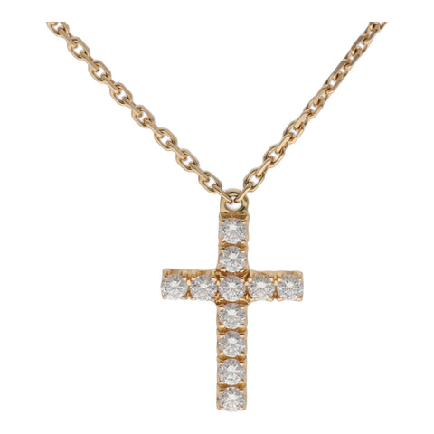 【中古】 Cartier カルティエ ネックレス ネックレス・ペンダント クロス B7221800 PG ダイヤモンド 22046613 LI 【中古】 Cartier カルティエ ネックレス ネックレス・ペンダント クロス B7221800 PG ダイヤモンド 22046613 LI