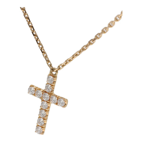 【中古】 Cartier カルティエ ネックレス ネックレス・ペンダント クロス B7221800 PG ダイヤモンド 22046613 LI 【中古】 Cartier カルティエ ネックレス ネックレス・ペンダント クロス B7221800 PG ダイヤモンド 22046613 LI