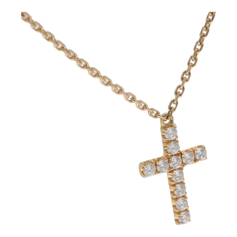 【中古】 Cartier カルティエ ネックレス ネックレス・ペンダント クロス B7221800 PG ダイヤモンド 22046613 LI 【中古】 Cartier カルティエ ネックレス ネックレス・ペンダント クロス B7221800 PG ダイヤモンド 22046613 LI