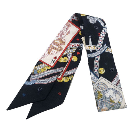 【中古】 HERMES エルメス レディーススカーフ 2022AW ツイリー ビジューピケ 23006848 NT 【中古】 HERMES エルメス レディーススカーフ 2022AW ツイリー ビジューピケ 23006848 NT