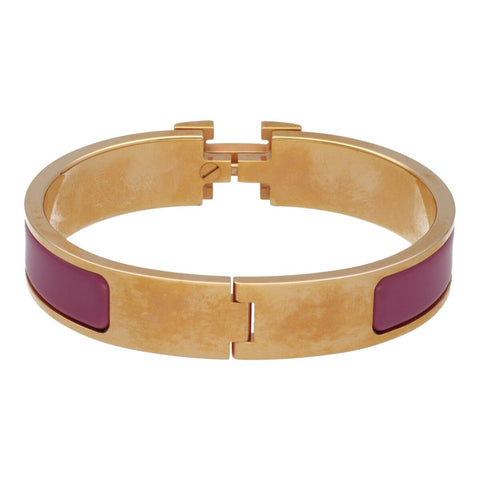 【中古】 HERMES エルメス クリッククラック PM ピンク ピンクゴールド バングル ブレスレット 23007446 RS 【中古】 HERMES エルメス クリッククラック PM ピンク ピンクゴールド バングル ブレスレット 23007446 RS