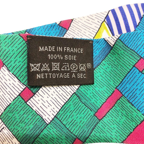【中古】 HERMES エルメス レディーススカーフ ツイリー ツイリー スカーフ 緑/赤/青 23010335 YM 【中古】 HERMES エルメス レディーススカーフ ツイリー ツイリー スカーフ 緑/赤/青 23010335 YM
