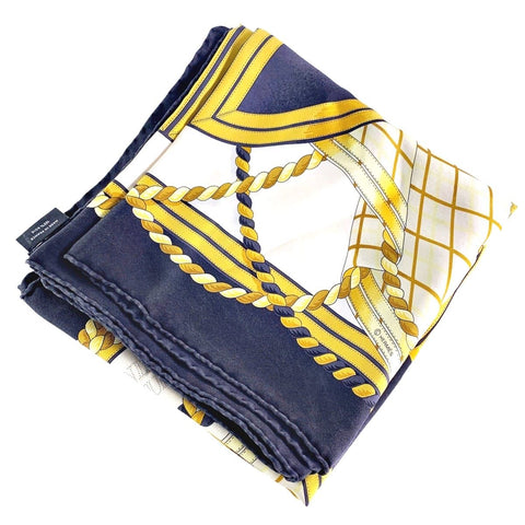 【中古】 HERMES エルメス カレ90 レディースマフラー・ストール カレ90 黒/黄 ヴィンテージ加工 23010338 YM 【中古】 HERMES エルメス カレ90 レディースマフラー・ストール カレ90 黒/黄 ヴィンテージ加工 23010338 YM
