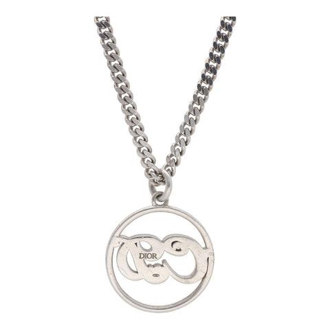 【中古】 Dior ディオール CDロゴ ネックレス シルバー Ag925 ペンダント サークル アクセサリー 23015074DS 【中古】 Dior ディオール CDロゴ ネックレス シルバー Ag925 ペンダント サークル アクセサリー 23015074DS