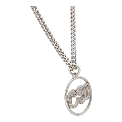 【中古】 Dior ディオール CDロゴ ネックレス シルバー Ag925 ペンダント サークル アクセサリー 23015074DS 【中古】 Dior ディオール CDロゴ ネックレス シルバー Ag925 ペンダント サークル アクセサリー 23015074DS