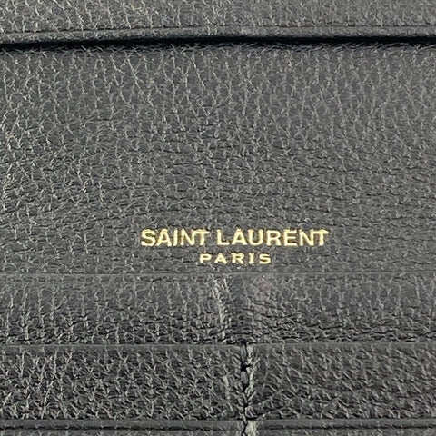 【中古】 Saint Laurent サンローラン タイニーモノグラム コンチネンタルウォレット メンズ長財布 635542 黒 メンズ 23020075 AS 【中古】 Saint Laurent サンローラン タイニーモノグラム コンチネンタルウォレット メンズ長財布 635542 黒 メンズ 23020075 AS