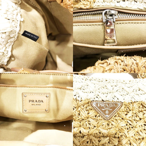【中古】 PRADA プラダ ハンドバッグ カナパ BN2889 カナパトート ラフィネ 2WAY 23020148 YM 【中古】 PRADA プラダ ハンドバッグ カナパ BN2889 カナパトート ラフィネ 2WAY 23020148 YM