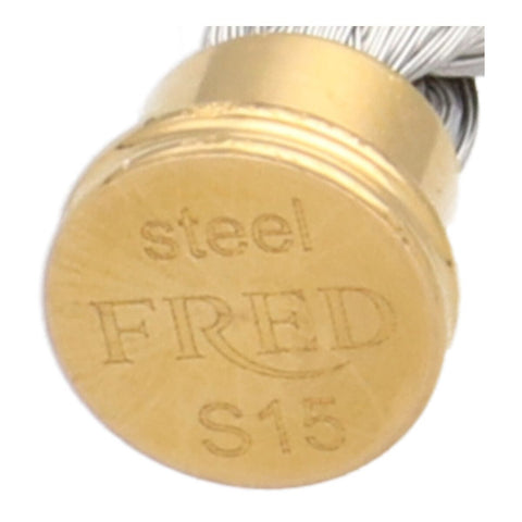 【中古】 FRED フレッド ブレスレット 6B0110 ラージモデル用 スティールケーブル LM YG用 イエローゴールドメッキ 14.5㎝ 15刻印 23025453 MK 【中古】 FRED フレッド ブレスレット 6B0110 ラージモデル用 スティールケーブル LM YG用 イエローゴールドメッキ 14.5㎝ 15刻印 23025453 MK