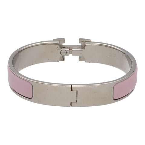 【中古】 HERMES エルメス クリッククラック PM ピンク シルバー バングル ブレスレット 23027571 RS 【中古】 HERMES エルメス クリッククラック PM ピンク シルバー バングル ブレスレット 23027571 RS