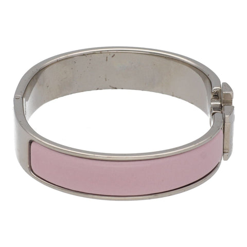【中古】 HERMES エルメス クリッククラック PM ピンク シルバー バングル ブレスレット 23027571 RS 【中古】 HERMES エルメス クリッククラック PM ピンク シルバー バングル ブレスレット 23027571 RS