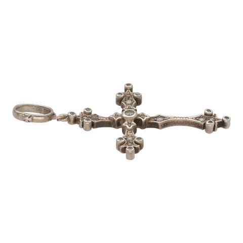 【中古】 Loree Rodkin ローリーロドキン クロス ペンダント 925 シルバー ジルコニア ネックレス トップ チャーム 23027981 RS 【中古】 Loree Rodkin ローリーロドキン クロス ペンダント 925 シルバー ジルコニア ネックレス トップ チャーム 23027981 RS