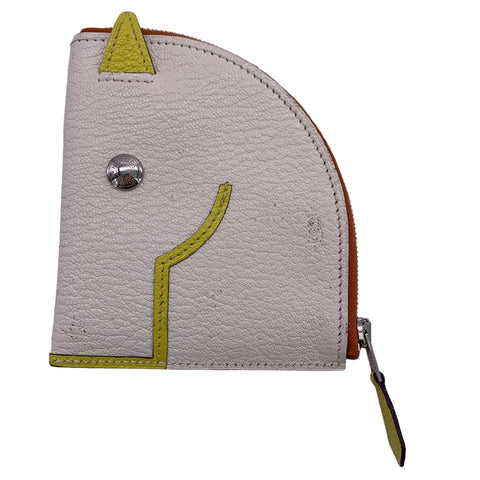 【中古】HERMES エルメス レディース パドック コインケース シェーブル ホワイト Y刻印(2020年頃製造) 23028000 MK 【中古】HERMES エルメス レディース パドック コインケース シェーブル ホワイト Y刻印(2020年頃製造) 23028000 MK