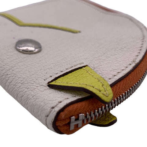 【中古】HERMES エルメス レディース パドック コインケース シェーブル ホワイト Y刻印(2020年頃製造) 23028000 MK 【中古】HERMES エルメス レディース パドック コインケース シェーブル ホワイト Y刻印(2020年頃製造) 23028000 MK
