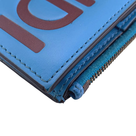 【中古】 Fendi フェンディ メンズ財布 コンパクトウォレット ブルー 23029010 NT 【中古】 Fendi フェンディ メンズ財布 コンパクトウォレット ブルー 23029010 NT