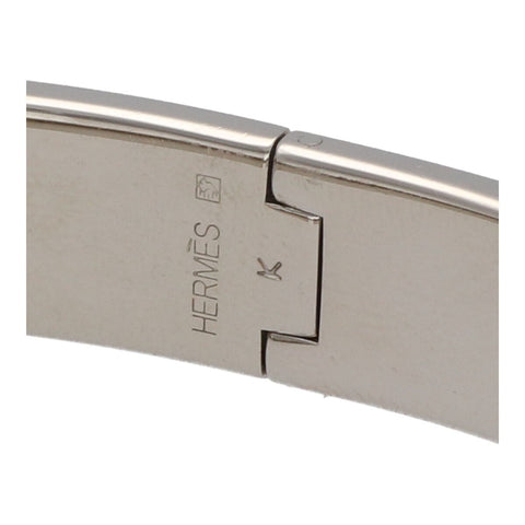 【中古】 HERMES エルメス クリッククラック PM ブラウン シルバー バングル ブレスレット 23029118 RS 【中古】 HERMES エルメス クリッククラック PM ブラウン シルバー バングル ブレスレット 23029118 RS