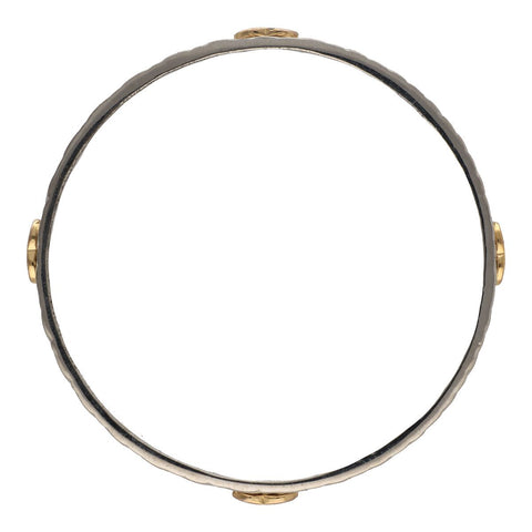 【中古】 CHANEL シャネル マトラッセ ココマーク バングル 98P シルバー ゴールド キルティング キルテッド ブレスレット 23029403 RS 【中古】 CHANEL シャネル マトラッセ ココマーク バングル 98P シルバー ゴールド キルティング キルテッド ブレスレット 23029403 RS