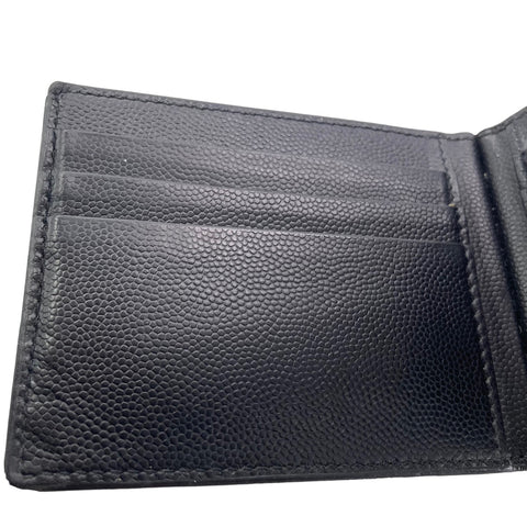 【中古】 Saint Laurent サンローラン ビルクリップウォレット マネークリップ付 カードケース 黒 レザー 378005BTY0N1000 23032475 AS 【中古】 Saint Laurent サンローラン ビルクリップウォレット マネークリップ付 カードケース 黒 レザー 378005BTY0N1000 23032475 AS