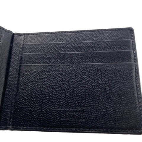 【中古】 Saint Laurent サンローラン ビルクリップウォレット マネークリップ付 カードケース 黒 レザー 378005BTY0N1000 23032475 AS 【中古】 Saint Laurent サンローラン ビルクリップウォレット マネークリップ付 カードケース 黒 レザー 378005BTY0N1000 23032475 AS