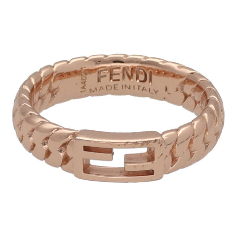 【中古】 Fendi フェンディ バゲット リング 8AG983B08F0CJ4 16.5号 ローズゴールド 指輪 23036208DS 【中古】 Fendi フェンディ バゲット リング 8AG983B08F0CJ4 16.5号 ローズゴールド 指輪 23036208DS