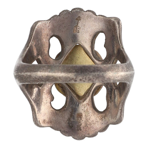【中古】 goro's ゴローズ 大金メタル付きキャストリング 指輪 K18 シルバー アクセサリー 23036843 AO 【中古】 goro's ゴローズ 大金メタル付きキャストリング 指輪 K18 シルバー アクセサリー 23036843 AO