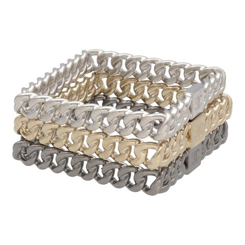 【中古】CHANEL シャネル バングル B15P ココマーク チェーン スクエア 三連 メタル ゴージャス ドレス 23037476 MK 【中古】CHANEL シャネル バングル B15P ココマーク チェーン スクエア 三連 メタル ゴージャス ドレス 23037476 MK