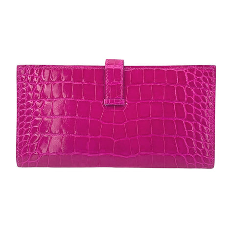 【中古】 HERMES エルメス ベアンスフレ メンズ 財布 アリゲーター 長財布 二つ折り財布 D刻印 クロコダイル パープル 23038019 AO 【中古】 HERMES エルメス ベアンスフレ メンズ 財布 アリゲーター 長財布 二つ折り財布 D刻印 クロコダイル パープル 23038019 AO