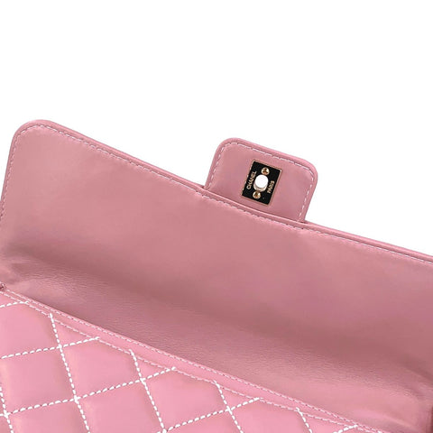 【中古】 CHANEL シャネル ワイルドステッチ ハンドバッグ トップハンドル ターンロック ココマーク ラムスキン ショルダー ヴィンテージ レディース 23038208 AO 【中古】 CHANEL シャネル ワイルドステッチ ハンドバッグ トップハンドル ターンロック ココマーク ラムスキン ショルダー ヴィンテージ レディース 23038208 AO