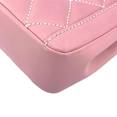 【中古】 CHANEL シャネル ワイルドステッチ ハンドバッグ トップハンドル ターンロック ココマーク ラムスキン ショルダー ヴィンテージ レディース 23038208 AO 【中古】 CHANEL シャネル ワイルドステッチ ハンドバッグ トップハンドル ターンロック ココマーク ラムスキン ショルダー ヴィンテージ レディース 23038208 AO