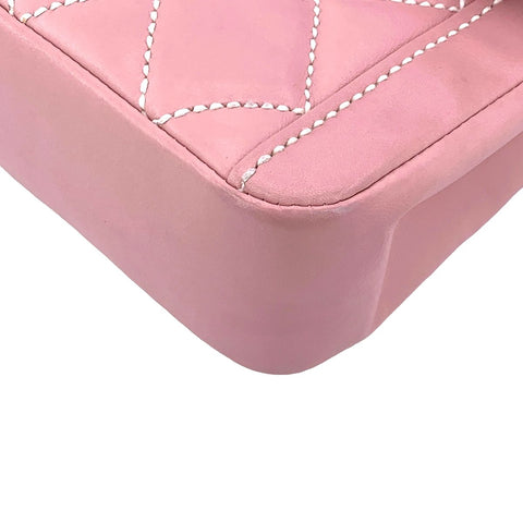 【中古】 CHANEL シャネル ワイルドステッチ ハンドバッグ トップハンドル ターンロック ココマーク ラムスキン ショルダー ヴィンテージ レディース 23038208 AO 【中古】 CHANEL シャネル ワイルドステッチ ハンドバッグ トップハンドル ターンロック ココマーク ラムスキン ショルダー ヴィンテージ レディース 23038208 AO