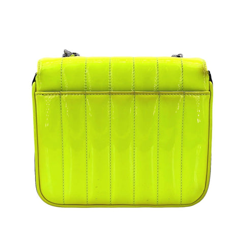 【中古】 Saint Laurent サンローラン ヴィキ スモール チェーンショルダーバッグ 538439 YSL ロゴ パテントレザー 蛍光イエロー レディース 23040760 AO 【中古】 Saint Laurent サンローラン ヴィキ スモール チェーンショルダーバッグ 538439 YSL ロゴ パテントレザー 蛍光イエロー レディース 23040760 AO