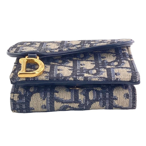 【中古】 Christian Dior クリスチャン・ディオール サドルコンパクトウォレット セット オブリーク S5653CTZQ 3つ折り財布 23040944 AS 【中古】 Christian Dior クリスチャン・ディオール サドルコンパクトウォレット セット オブリーク S5653CTZQ 3つ折り財布 23040944 AS