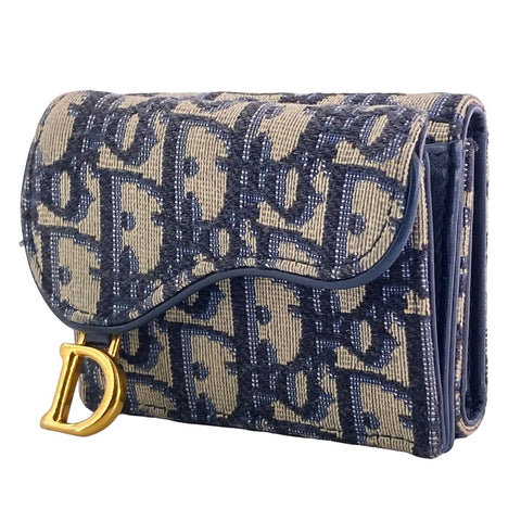 【中古】 Christian Dior クリスチャン・ディオール サドルコンパクトウォレット セット オブリーク S5653CTZQ 3つ折り財布 23040944 AS 【中古】 Christian Dior クリスチャン・ディオール サドルコンパクトウォレット セット オブリーク S5653CTZQ 3つ折り財布 23040944 AS