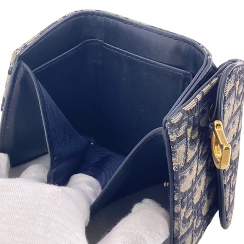 【中古】 Christian Dior クリスチャン・ディオール サドルコンパクトウォレット セット オブリーク S5653CTZQ 3つ折り財布 23040944 AS 【中古】 Christian Dior クリスチャン・ディオール サドルコンパクトウォレット セット オブリーク S5653CTZQ 3つ折り財布 23040944 AS