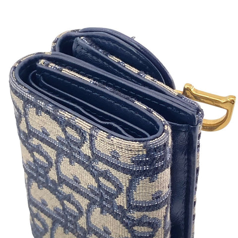 【中古】 Christian Dior クリスチャン・ディオール サドルコンパクトウォレット セット オブリーク S5653CTZQ 3つ折り財布 23040944 AS 【中古】 Christian Dior クリスチャン・ディオール サドルコンパクトウォレット セット オブリーク S5653CTZQ 3つ折り財布 23040944 AS