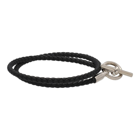 【中古】 HERMES エルメス グレナン2連ブレスレット ドゥブルトゥール ヴォースウィフト レザー ブレイド 黒 ノワール 21047488 MK 【中古】 HERMES エルメス グレナン2連ブレスレット ドゥブルトゥール ヴォースウィフト レザー ブレイド 黒 ノワール 21047488 MK