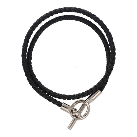 【中古】 HERMES エルメス グレナン2連ブレスレット ドゥブルトゥール ヴォースウィフト レザー ブレイド 黒 ノワール 21047488 MK 【中古】 HERMES エルメス グレナン2連ブレスレット ドゥブルトゥール ヴォースウィフト レザー ブレイド 黒 ノワール 21047488 MK