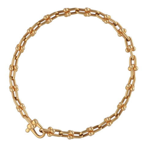 【中古】 Tiffany & Co. ティファニー ハードウェア マイクロ リンク ブレスレット 60423466 スモール Au750 ローズゴールド ピンクゴールド PG RG 22018606 RS 【中古】 Tiffany & Co. ティファニー ハードウェア マイクロ リンク ブレスレット 60423466 スモール Au750 ローズゴールド ピンクゴールド PG RG 22018606 RS