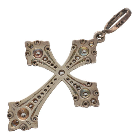 【中古】 Loree Rodkin ローリーロドキン ミディアム ファンシーゴシッククロス ペンダント M 925 シルバー ジルコニア ネックレス トップ チャーム 22028377 RS 【中古】 Loree Rodkin ローリーロドキン ミディアム ファンシーゴシッククロス ペンダント M 925 シルバー ジルコニア ネックレス トップ チャーム 22028377 RS