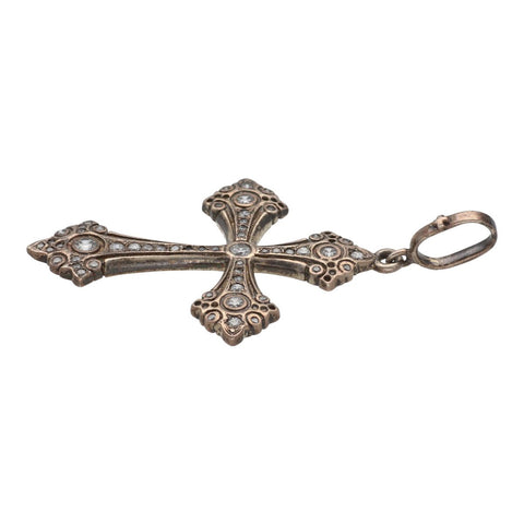 【中古】 Loree Rodkin ローリーロドキン ミディアム ファンシーゴシッククロス ペンダント M 925 シルバー ジルコニア ネックレス トップ チャーム 22028377 RS 【中古】 Loree Rodkin ローリーロドキン ミディアム ファンシーゴシッククロス ペンダント M 925 シルバー ジルコニア ネックレス トップ チャーム 22028377 RS