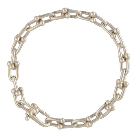 【中古】 Tiffany & Co. ティファニー ハードウェア スモール リンク ブレスレット 60153085 Ag925 シルバー 22037121 RS 【中古】 Tiffany & Co. ティファニー ハードウェア スモール リンク ブレスレット 60153085 Ag925 シルバー 22037121 RS