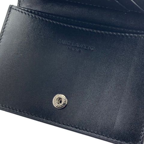 【中古】 Saint Laurent サンローラン クラシックサンローラン 2つ折り ビジネス カードケース 469338 黒 レザー メンズ 22037133 AS 【中古】 Saint Laurent サンローラン クラシックサンローラン 2つ折り ビジネス カードケース 469338 黒 レザー メンズ 22037133 AS