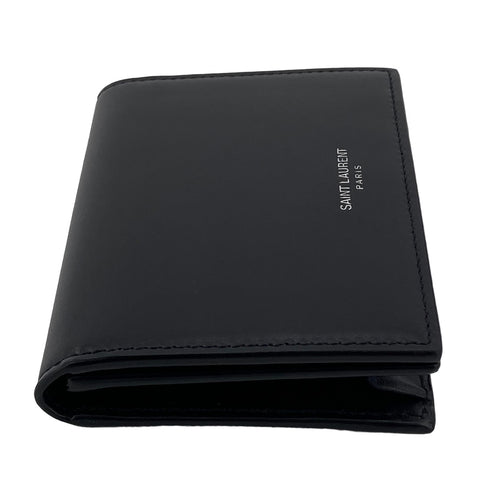 【中古】 Saint Laurent サンローラン クラシックサンローラン 2つ折り ビジネス カードケース 469338 黒 レザー メンズ 22037133 AS 【中古】 Saint Laurent サンローラン クラシックサンローラン 2つ折り ビジネス カードケース 469338 黒 レザー メンズ 22037133 AS