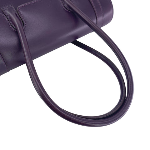 【中古】 HERMES エルメス ドラッグ2 27 ハンドバッグ □F刻印 ボックスカーフ トート パープル 22046711 AO 【中古】 HERMES エルメス ドラッグ2 27 ハンドバッグ □F刻印 ボックスカーフ トート パープル 22046711 AO