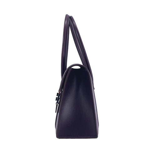 【中古】 HERMES エルメス ドラッグ2 27 ハンドバッグ □F刻印 ボックスカーフ トート パープル 22046711 AO 【中古】 HERMES エルメス ドラッグ2 27 ハンドバッグ □F刻印 ボックスカーフ トート パープル 22046711 AO