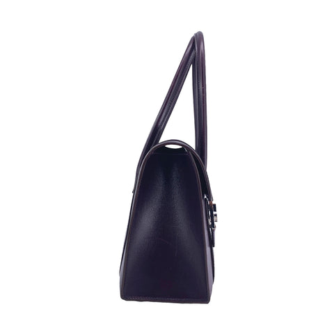 【中古】 HERMES エルメス ドラッグ2 27 ハンドバッグ □F刻印 ボックスカーフ トート パープル 22046711 AO 【中古】 HERMES エルメス ドラッグ2 27 ハンドバッグ □F刻印 ボックスカーフ トート パープル 22046711 AO